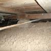 Sometimes it is difficult to describe a condition without a picture.  In this case, the floor system under a home in the River area is supported by 2x8 members laid flat.  For a joist to do its job properly, it really should be set on edge, otherwise it will sag and deflect.  