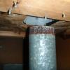 This flue pipe was probably the worst that I have seen.  In this final photo of this Rohnert Park home, the flue pipe terminated inside of the return air plenum.  As a result, whenever the blower was on, combustion exhaust gases were being pulled-into the house via the ducting system.
