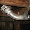 Instead of the attic, this flue pipe from Forestville  terminated in the foundation crawlspace under the floor.  Parhaps I am naive, but I am always amazed at the new methods that people find to try and kill themselves with.